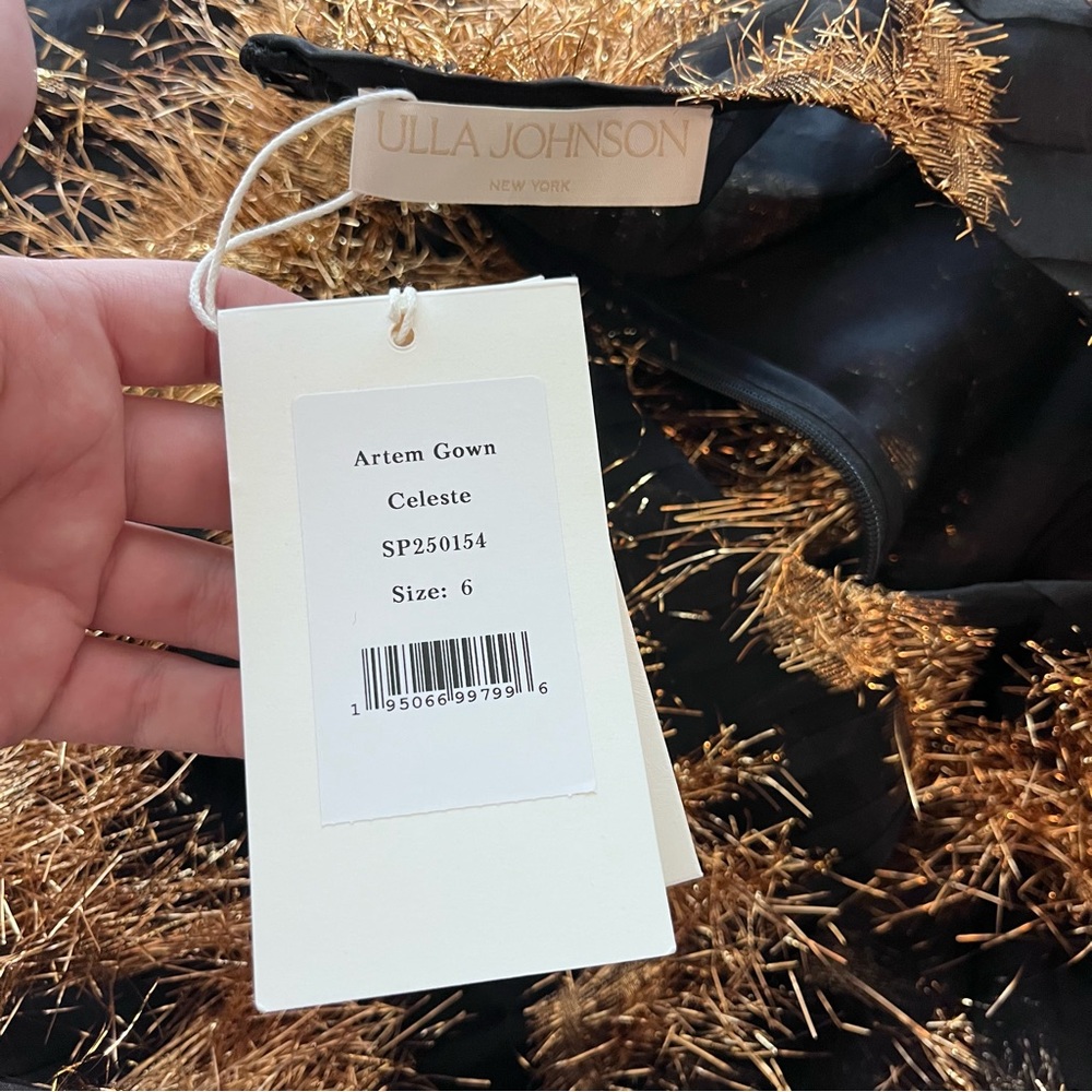 NEW NWT Ulla Johnson Artem Gown Celeste Silk Organza Dress $3200 Runway - Picture 7 of 16